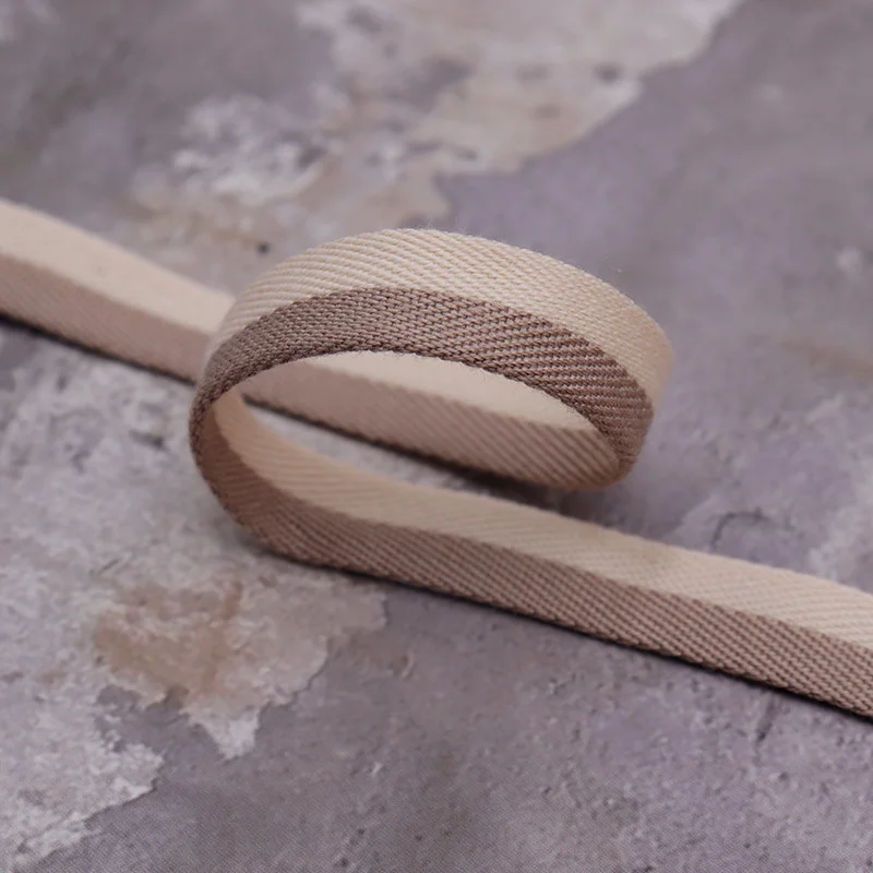 60-180cm Gentle Double Colors Shoelaces Beige Brown 1.2CM  Flat Shape Shoelaces Suit For Straw Cap For Designer Shoes AF1 BEE