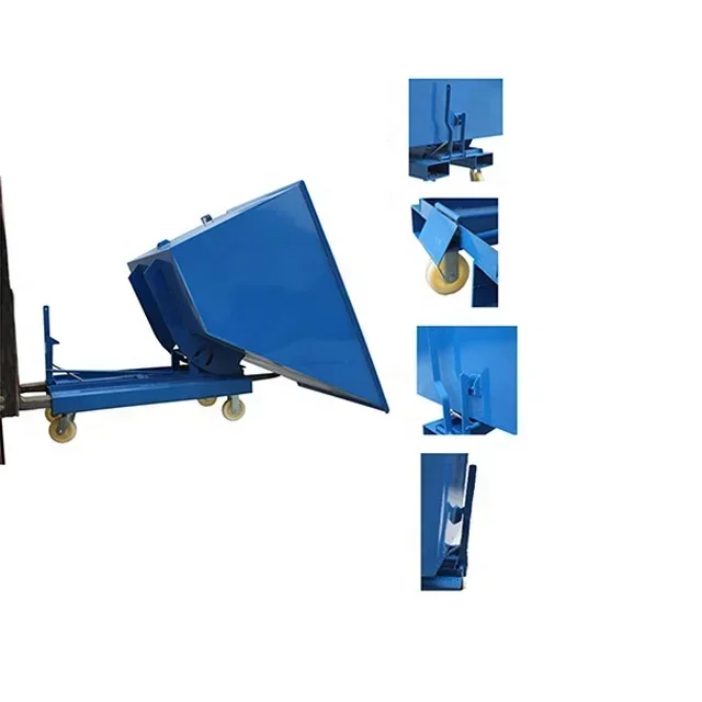 Контейнер для опрокидывания вилочного погрузчика/самоблокировщик/насадки