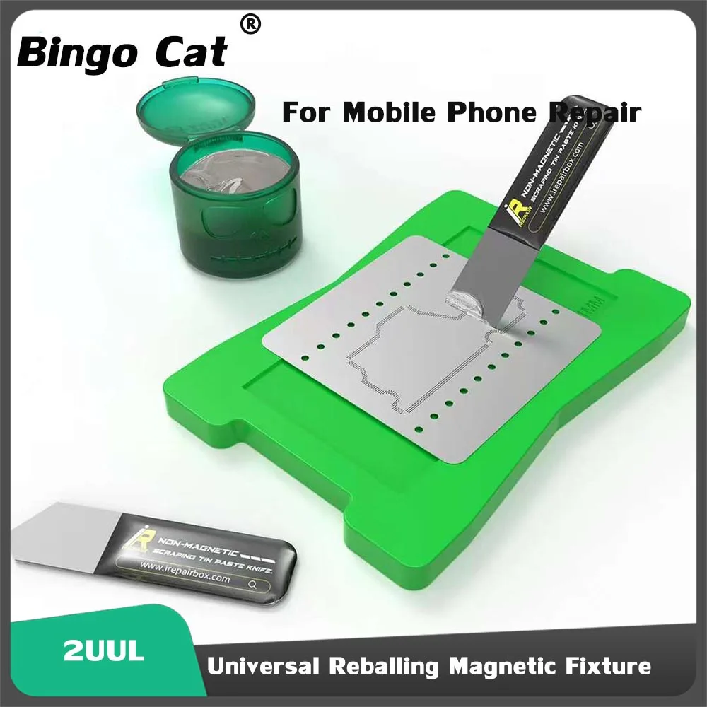

2UUL Tool Universal Phone Board Mid Frame Reballing Magnetic Fixture Middle Layer Tin Planting Table of Mobile Phone MainBoard
