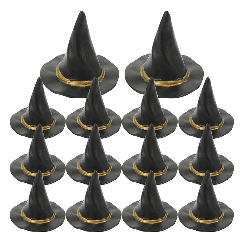 

Набор мини шляп ведьмы для Хэллоуина (10 шт.)