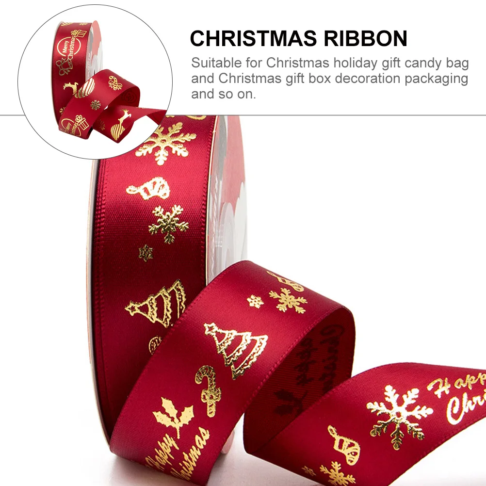 Рождественская лента свадебный декор рождественские поделки упаковка из