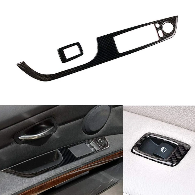 Наклейки на кнопку переключателя подъема окна передней двери для BMW E92 E93 3 серии