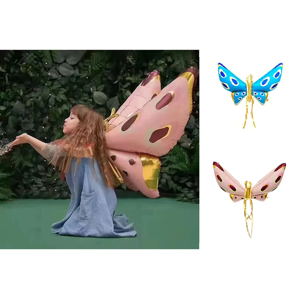 

Kids Toys Angel Butterfly Wing Aluminum Foil Balloon Outdoor Activities Girls Birthday Party Decoration Gift Inflatable Globos