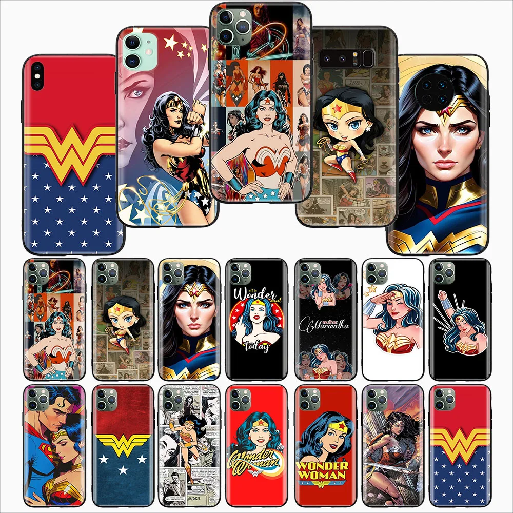 Женский черный мягкий чехол для Xiaomi Redmi 12 12C Note 11 11s Poco M3 M4 M5 Pro