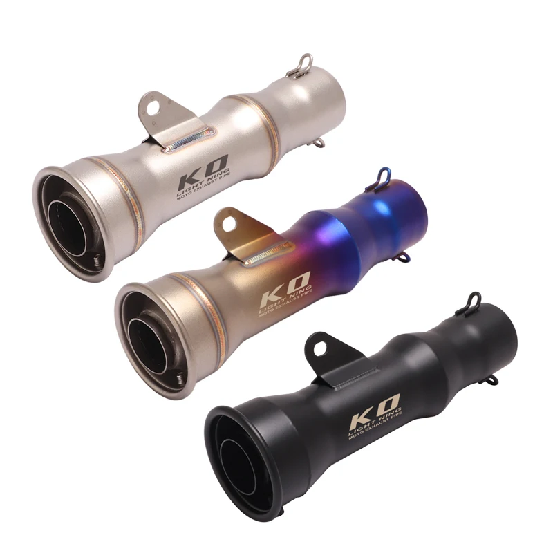 

51mm Universal Motorcycle Tail Pipe 240mm Muffler Stainless Steel Exhaust System Modified For ATV Street Bike