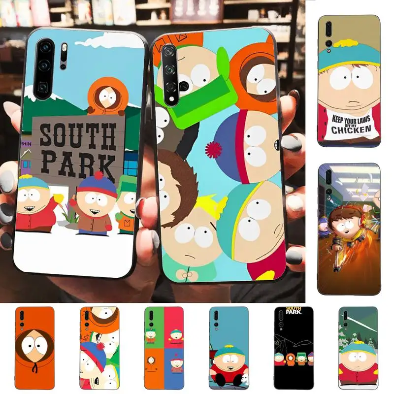 

Funny-Souths-Park-Cute Phone Case for Huawei P30 40 20 10 8 9 lite pro plus Psmart2019