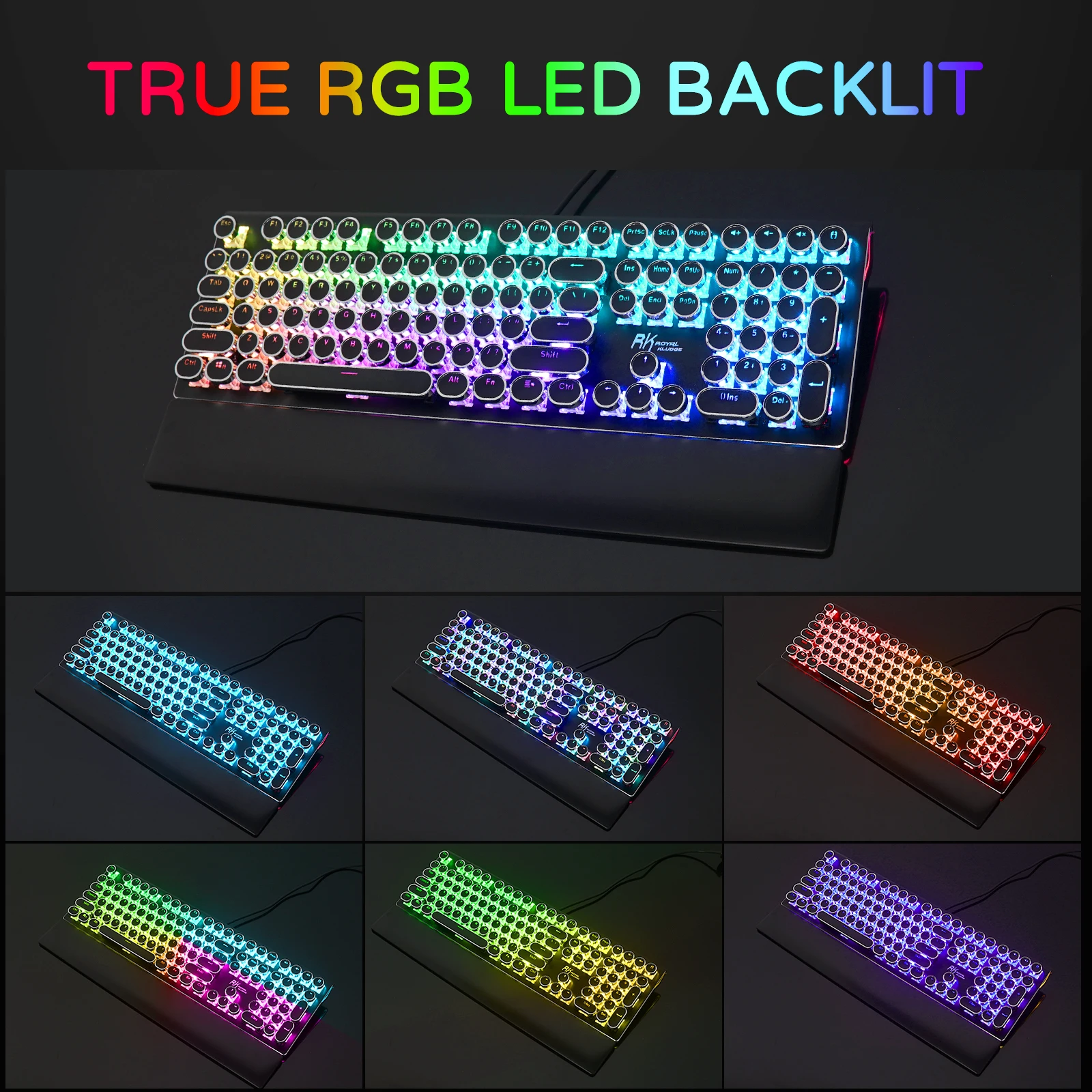 Клавиатура игровая Механическая с RGB-подсветкой 108 клавиш | Компьютеры и офис