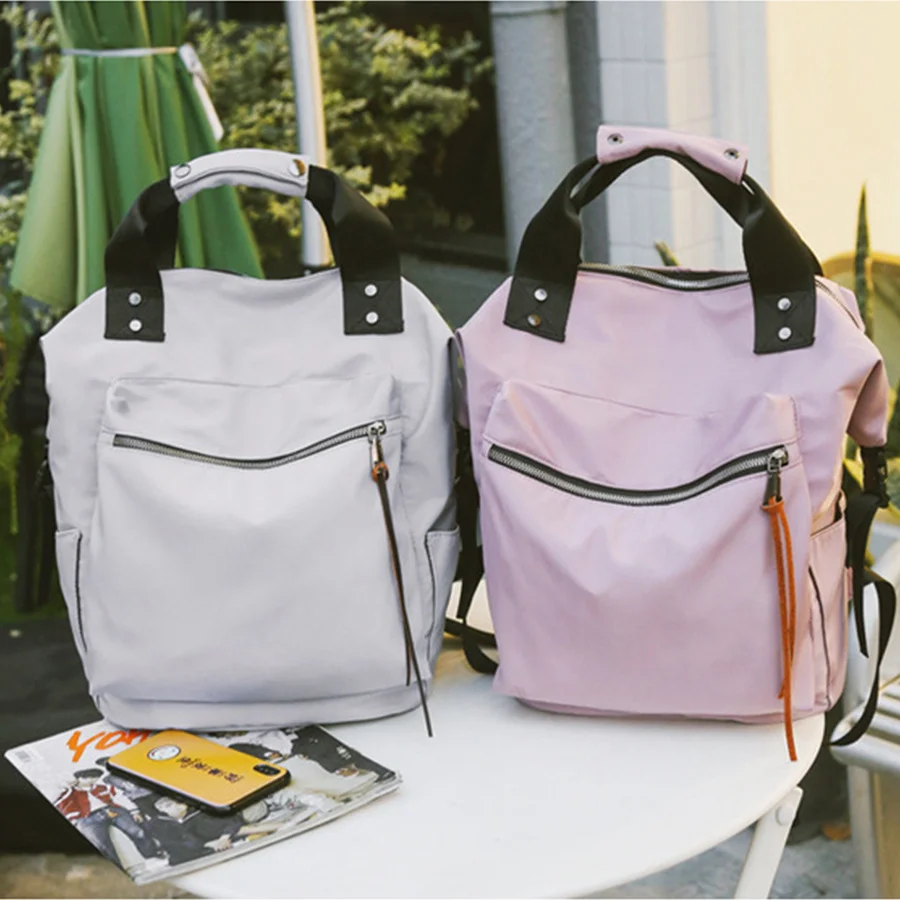 

Вместительный нейлоновый рюкзак для мужчин и женщин, водонепроницаемые школьные ранцы для колледжа, дорожные унисекс сумки для женщин