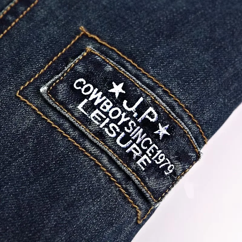 Мужская джинсовая куртка пальто осень-зима негабаритная повседневная в стиле