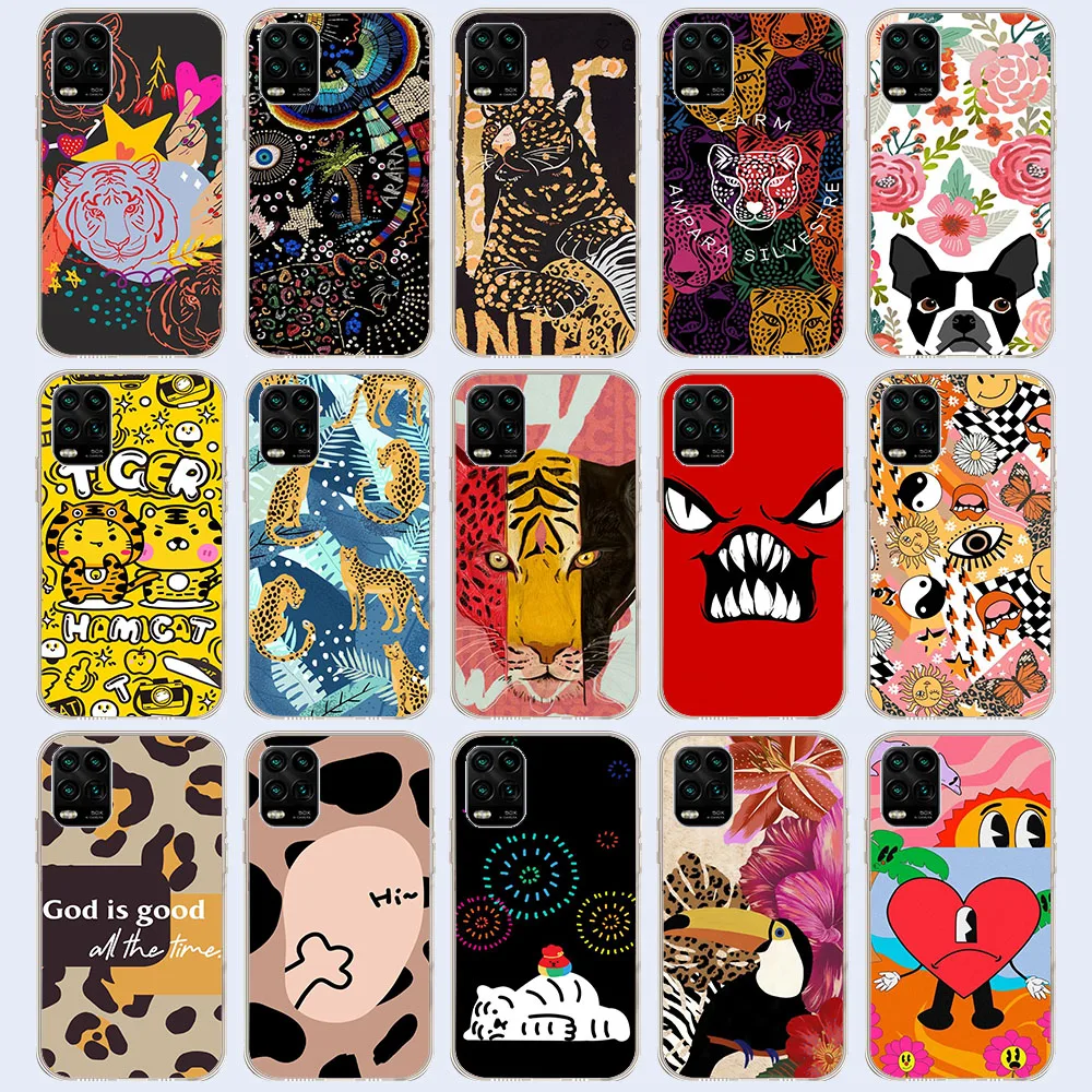 

Soft Case For Samsung A6 A7 A8 A9 A10 A10S A20 A30 A20S A50 A70 A70S A40S M30 A11 A21S Plus YS-76 Animal Print