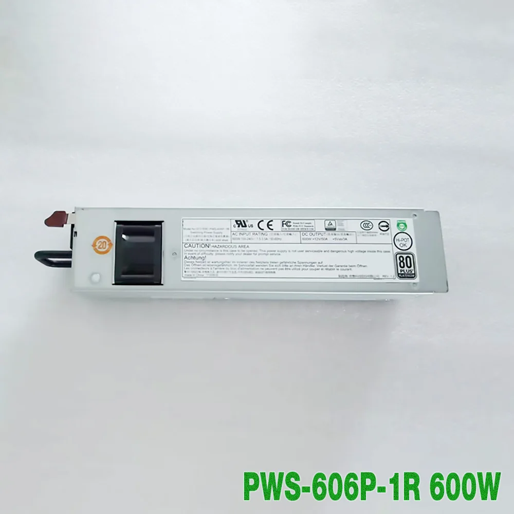 PWS-606P-1R 600 Вт оригинальный для супермикро избыточного блока питания для ПК, блок питания постоянного и переменного тока, постоянный ток, перед отправкой, идеальный тест