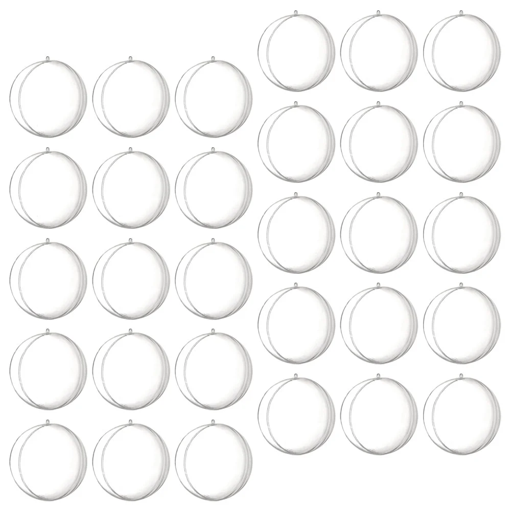 

30 Pcs Aquarium Floating Ball Hanging Ornaments Fillable Fish Decorations Tank Home Clear Crafts Stuffed Pendant Party Supplies