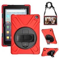 katychoi full protection armour case for amazon fire 7 2017 tablet case cover