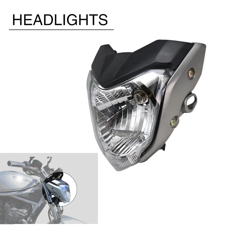 Motorcycle Headlight Head Light With Bulb Bracket Assembly Lamp For Yamaha Fz16 Ys150 Fzer150