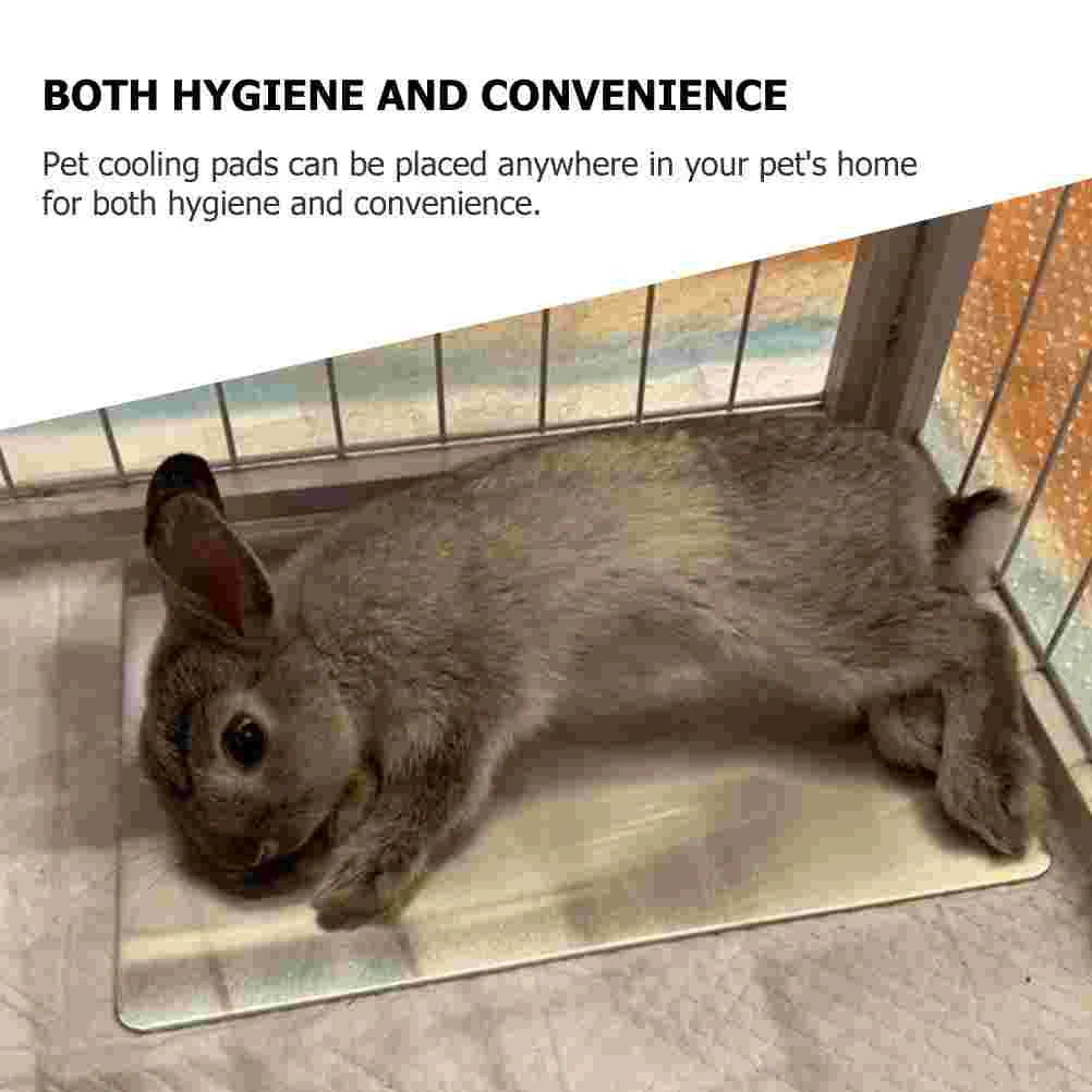 Охлаждающий коврик для маленьких животных алюминиевая пластина домашних