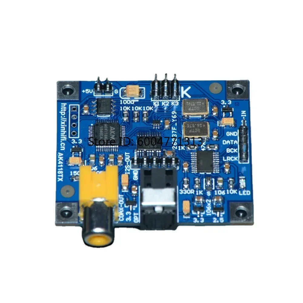 Фото Плата коаксиального оптоволоконного выхода I2S AK4118 VOLUMIO MOODEF 24bit 192K для Raspberry Pi 2B 3B 3B+ 4B №3