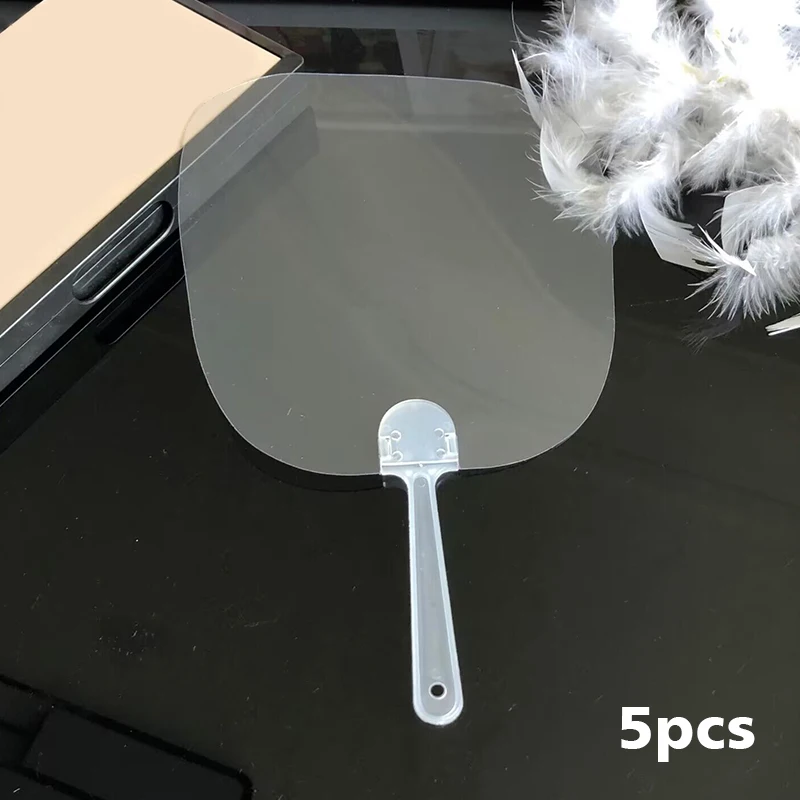 

Прозрачные веера из ПВХ 5 шт.