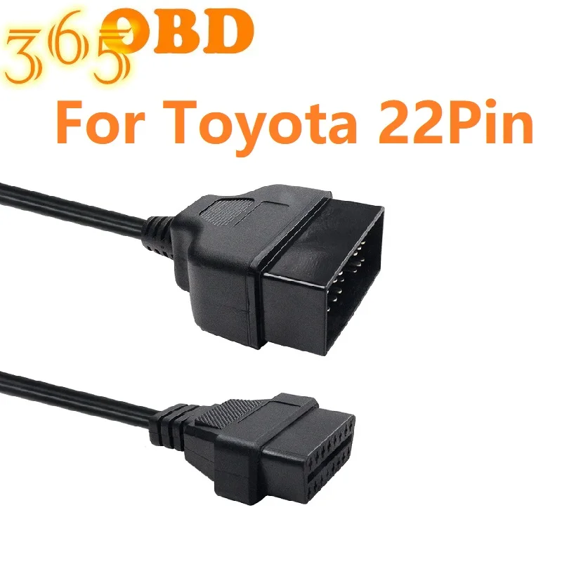 22Pin OBDII 16Pin гнездовой разъем Кабель-адаптер для Toyota DLC ведущий 22 контактный OBD2 16 Pin