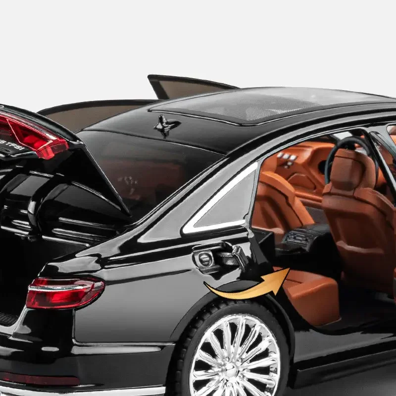 Модель автомобиля из сплава AUDI A8 в масштабе 1:24 модель модели имитация звука и