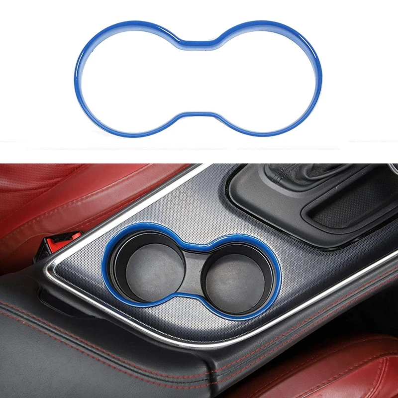 

Car Front Cup Holder Frame Trim Accessories for Dodge Challenger 2015-2020