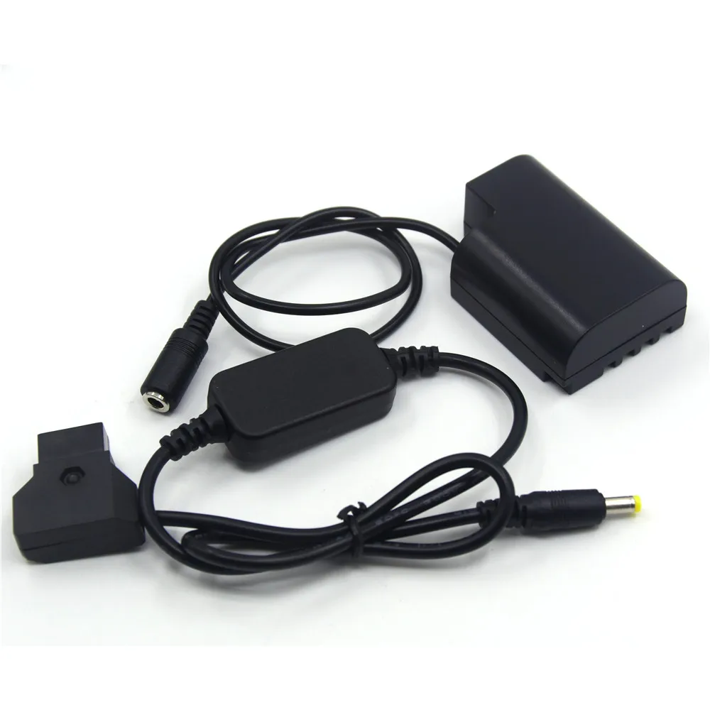 Декодированная поддельная батарея DMW-BLF19E + понижающий кабель питания D-TAP для Panasonic