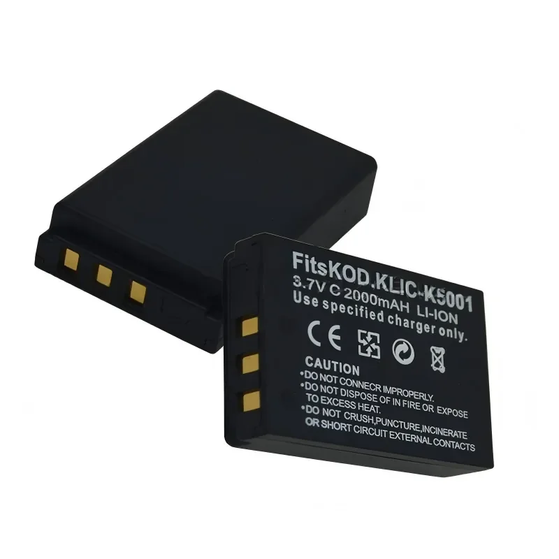 Фото Аккумулятор для камеры KLIC-5001 3.7V 2000mAh для Kodak DX6490 DX7590 DX7440 DX7630 Z730 Z760 P850 P880 P712 LS753 DX7530 Digital №4