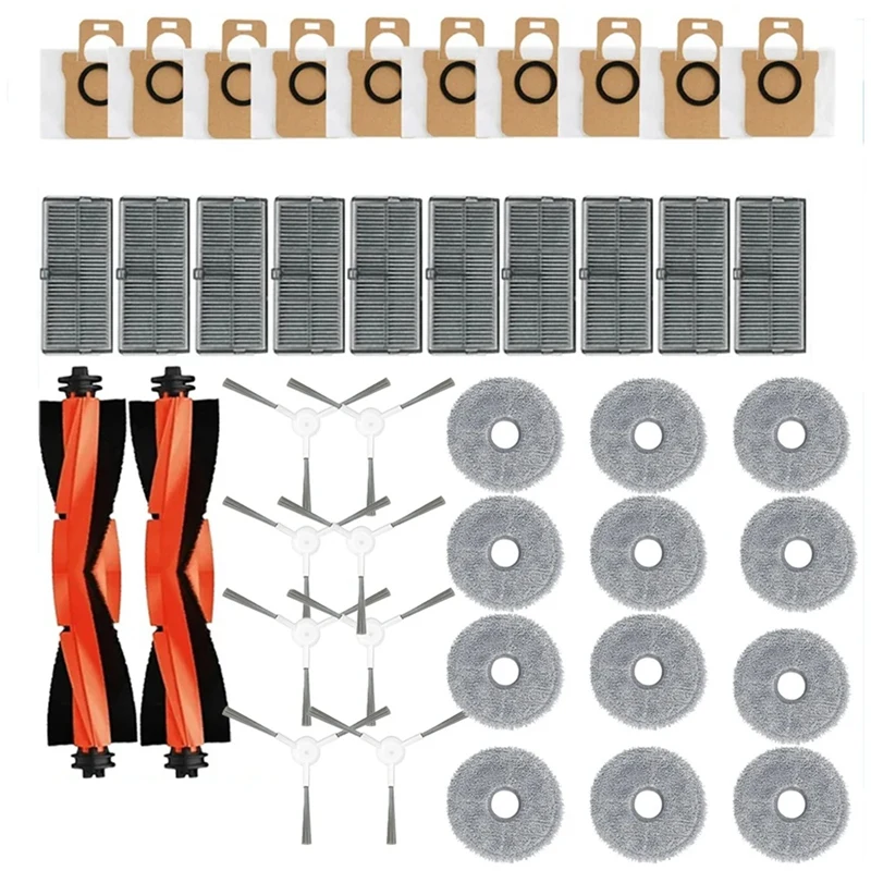 Для Xiaomi Mijia M30S D103CN робот-пылесос основная боковая щетка Hepa фильтр швабра тканевые