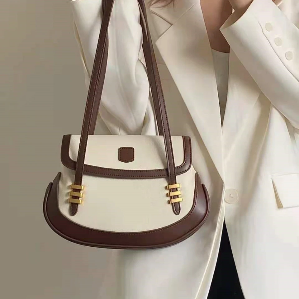 

Vintage Sac à main Femme 2022 New Bolso Mujer Casual Daily Women Shoulder Bag Brown Ladies Handbags purse가방 bags for women bolsa