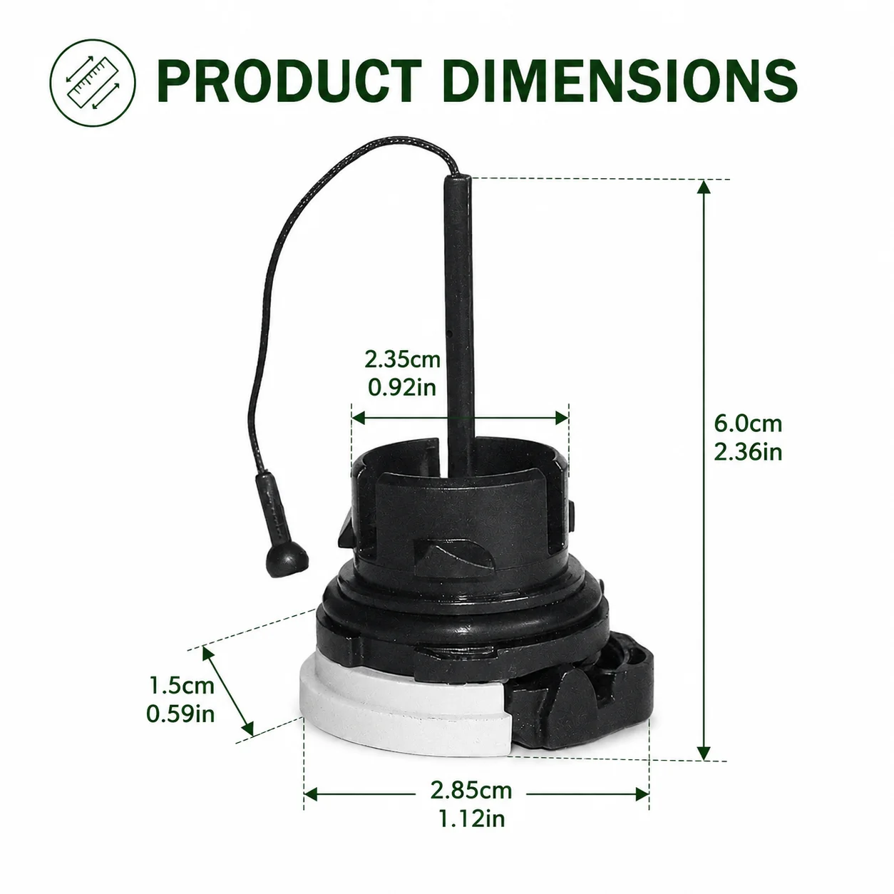 Крышка маслозаливной горловины для Stihl MS171 MS181 HT73 HT75 HT100 HT101, OEM 0000 350 0526, запчасти для бензопил, аксессуары для триммеров, садовые принадлежности (art.: 3920dbdc61941) - 3920dbdc61941