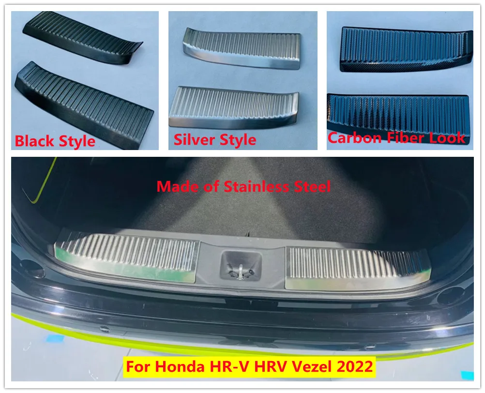 Аксессуары для заднего бампера Honda HR-V HRV Vezel 2022 протектор багажника |