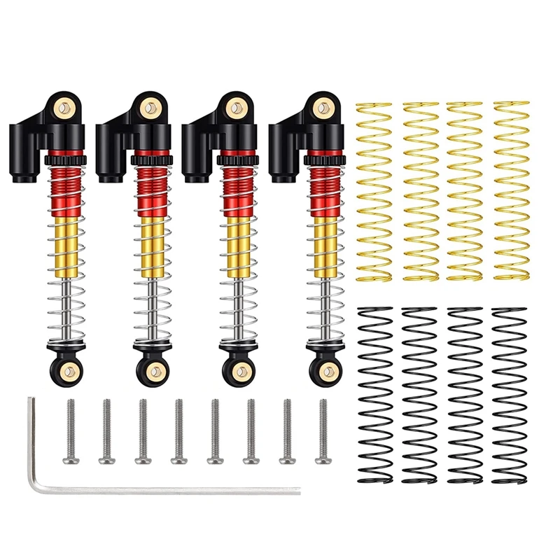 

43MM Aluminum Alloy Shock Absorber Damper Upgrade For 1/24 RC Car Axial SCX24 AXI90081 Gladiator Mini Crawler