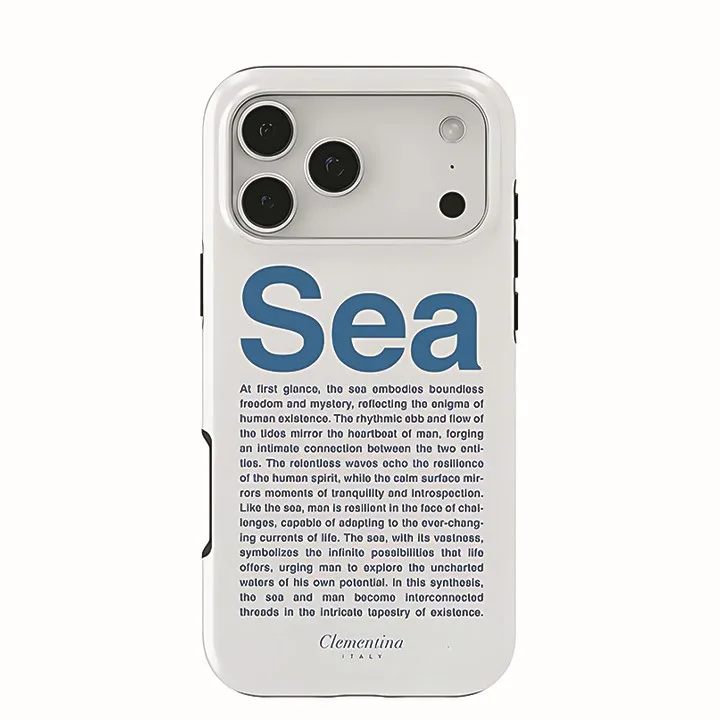 Фото Роскошный чехол Y2K Sea Phone Case для iPhone 17, 16e, 16, 15, 14, 13, 12, 11, X, XS, XR, XSMAX, 7, 8, Air, Pro, Max, Plus, двухслойный, SWAG №3