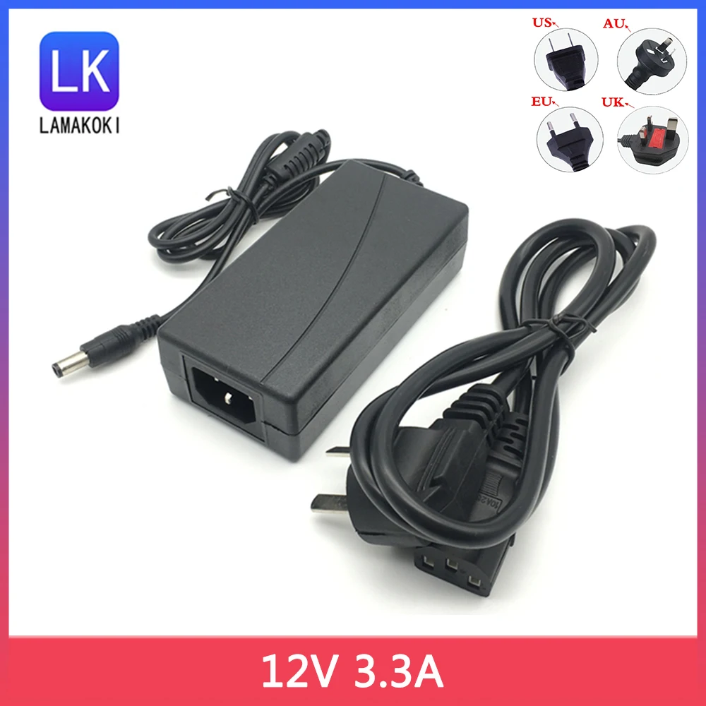 

AC100-240V AC to DC 12V 3.3A 12V 3300MA Adapter DC Switching Power Supply