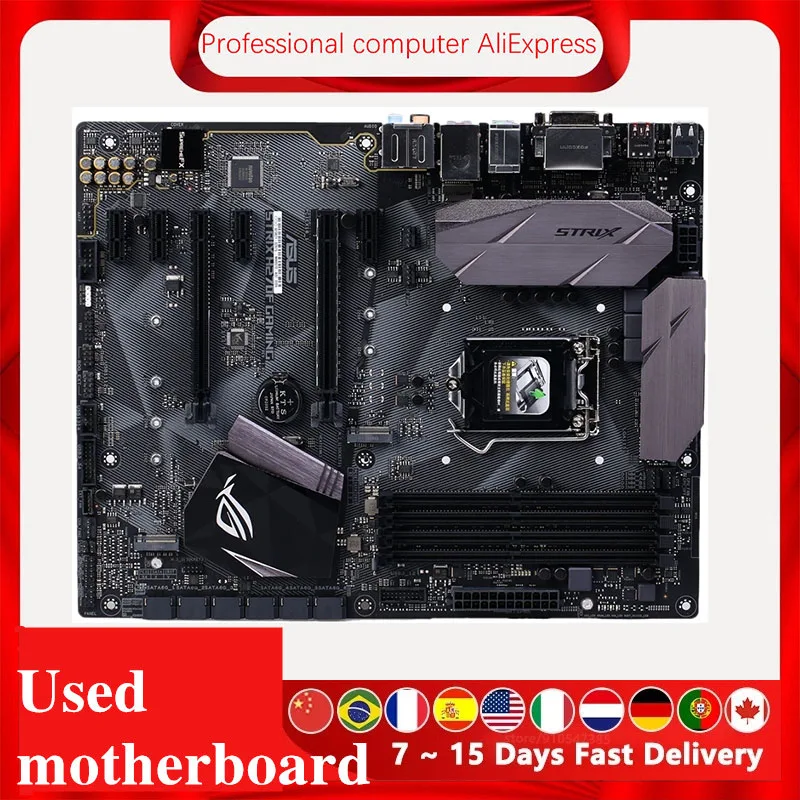 Для Asus ROG STRIX H270F игровая оригинальная б/у настольная Intel H270 H270M DDR4 материнская
