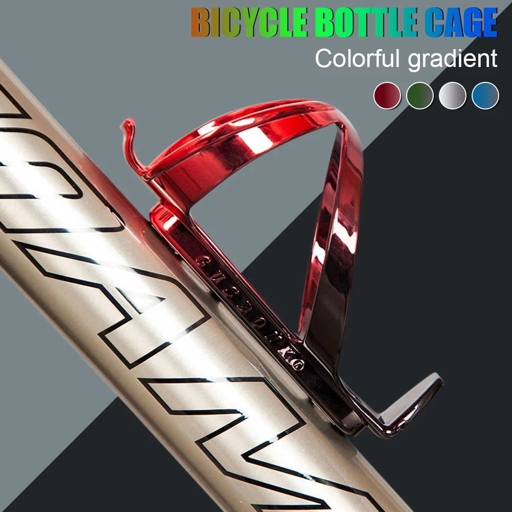 

Bicycle Water Bottle Holder Colorful Rainbow Plastic Water Bottle Cage MTB Road Bike Cup Holder Drink Rack Cycling Accessories