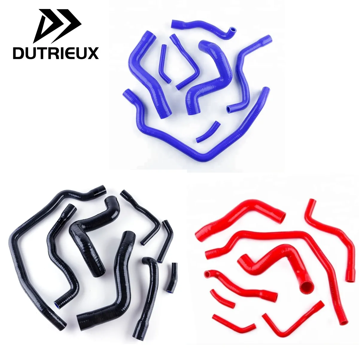 Комплект силиконовых шлангов радиатора для BMW E34 M30 6CYC 525 528 530 89-95 (8 шт.) 1989-1995 1990 1991