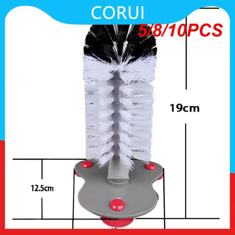 

5/8/10PCS Functional Glass Cleaner Thermos Washing Brush Lazy Bottles Brush Suction Wall Cleaning Brush Cleaner Gadgets