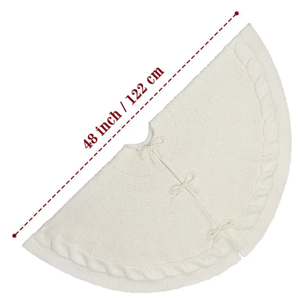 

Юбка в виде елки, вязаная праздничная юбка, Рождественский декор для семьи, праздника, дома, фестиваля, вечеринки, свадьбы