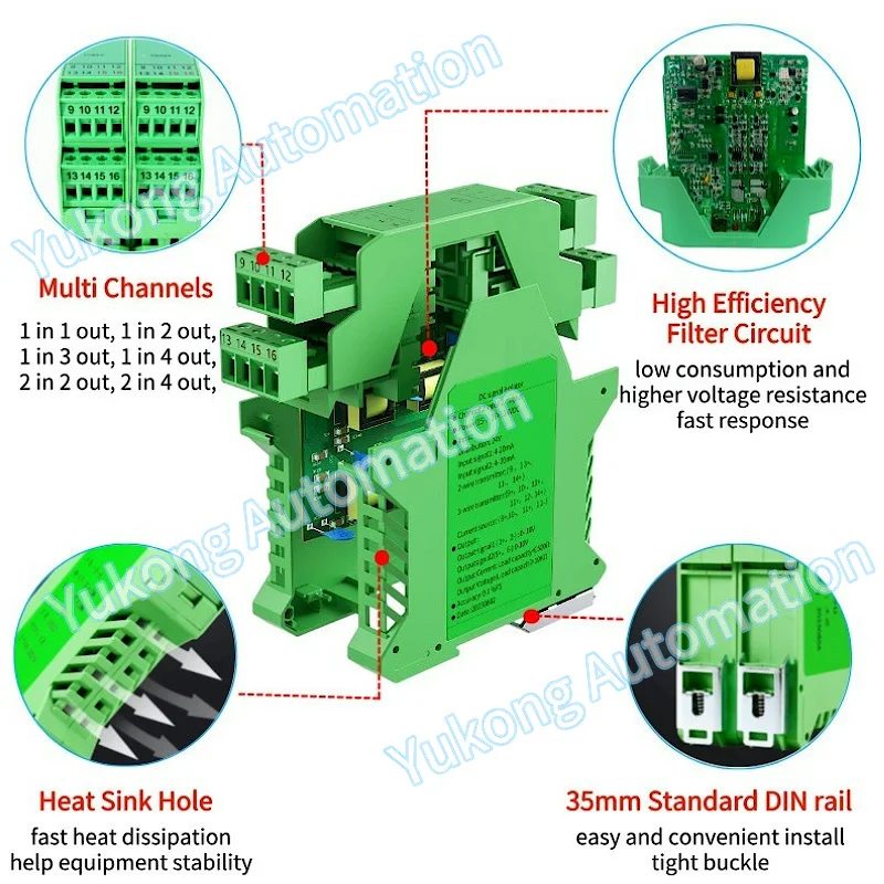 Аналоговый изоляционный передатчик постоянного тока датчик напряжения