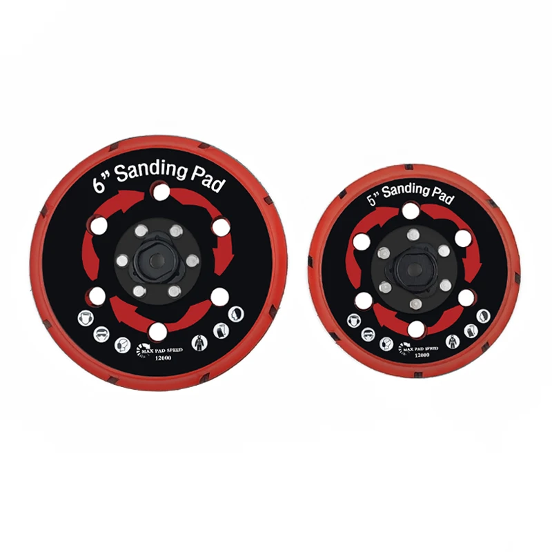 

Marflo Sanding Pad Backing Plate Dual Action Polisher DA Back Holder 5 inch 125mm 6 Inch 150mm Oto Aksesuar Auto Accessories