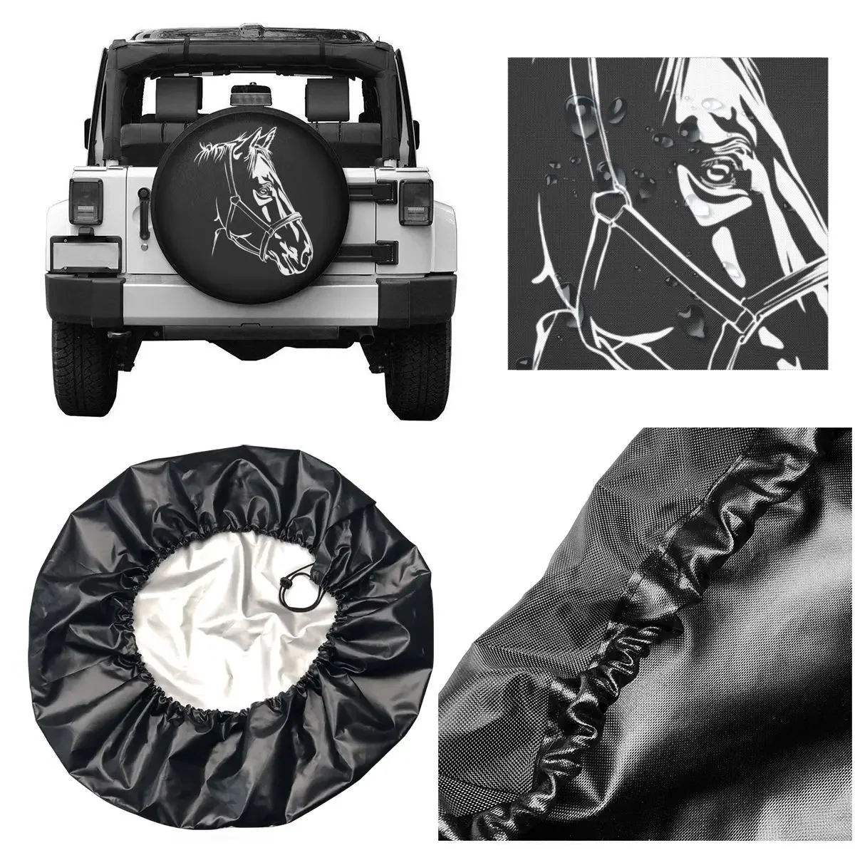 Пыленепроницаемый Чехол для автомобильных колес Jeep Pajero чехол колесных дисков 14 15