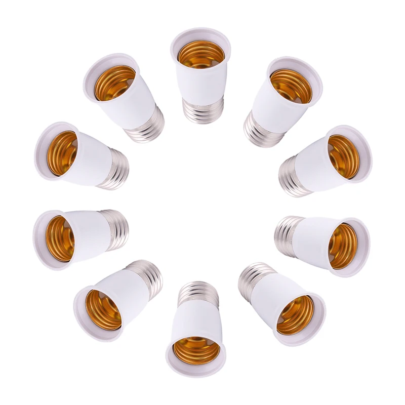 

1 65mm E27 To E27 Socket Extension Base Bulb Adapter Converter Holder