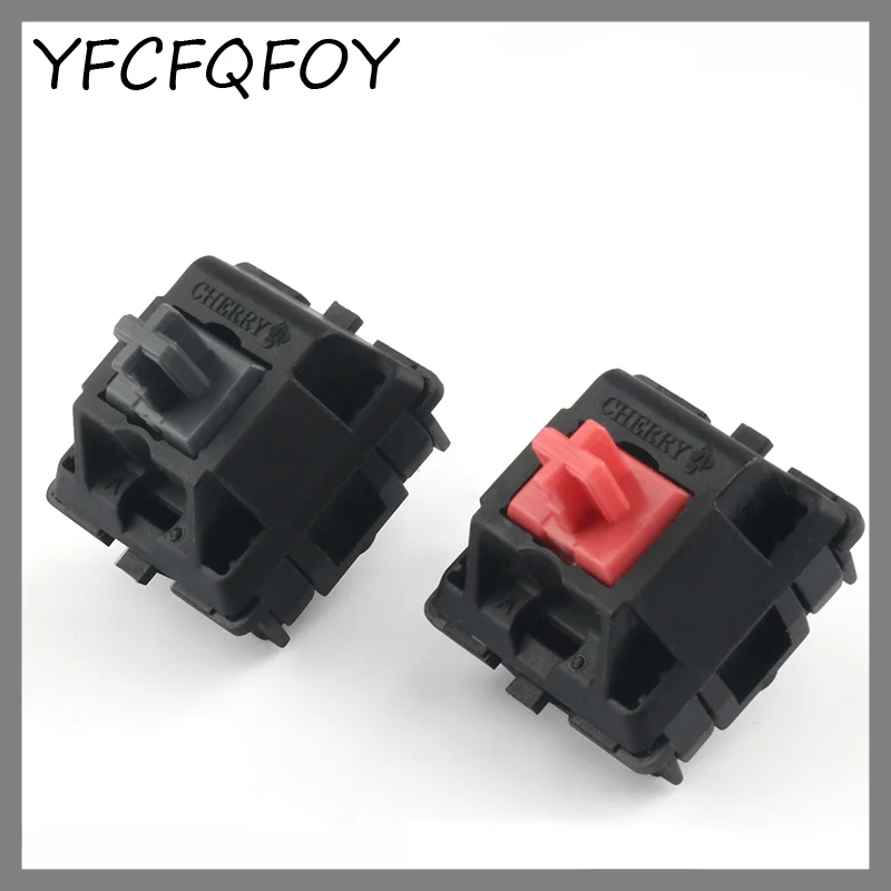 Original Cherry MX Switch Silent Red Mute Black Pink Mechanical Keyboard Axis Customize Replacement 3Pin