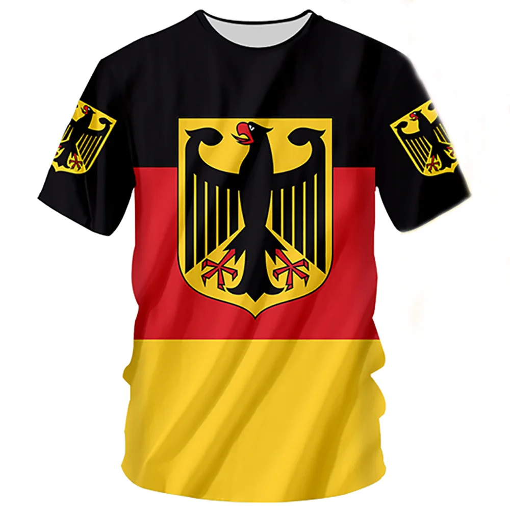 

2023 Germany Army Camouflage T-shirt For Men 3d Printed Oversized T Shirt Deutsche Veteranen Tee Vintage Deutsche Flagge Tops