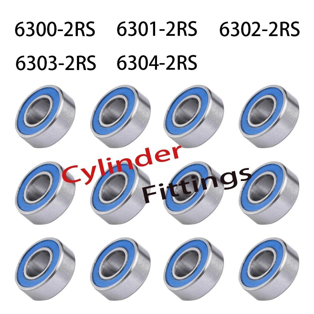 2 шт. универсальный подшипник для мотоцикла новый 6300 6301 6302 6303 6304 2RS детали