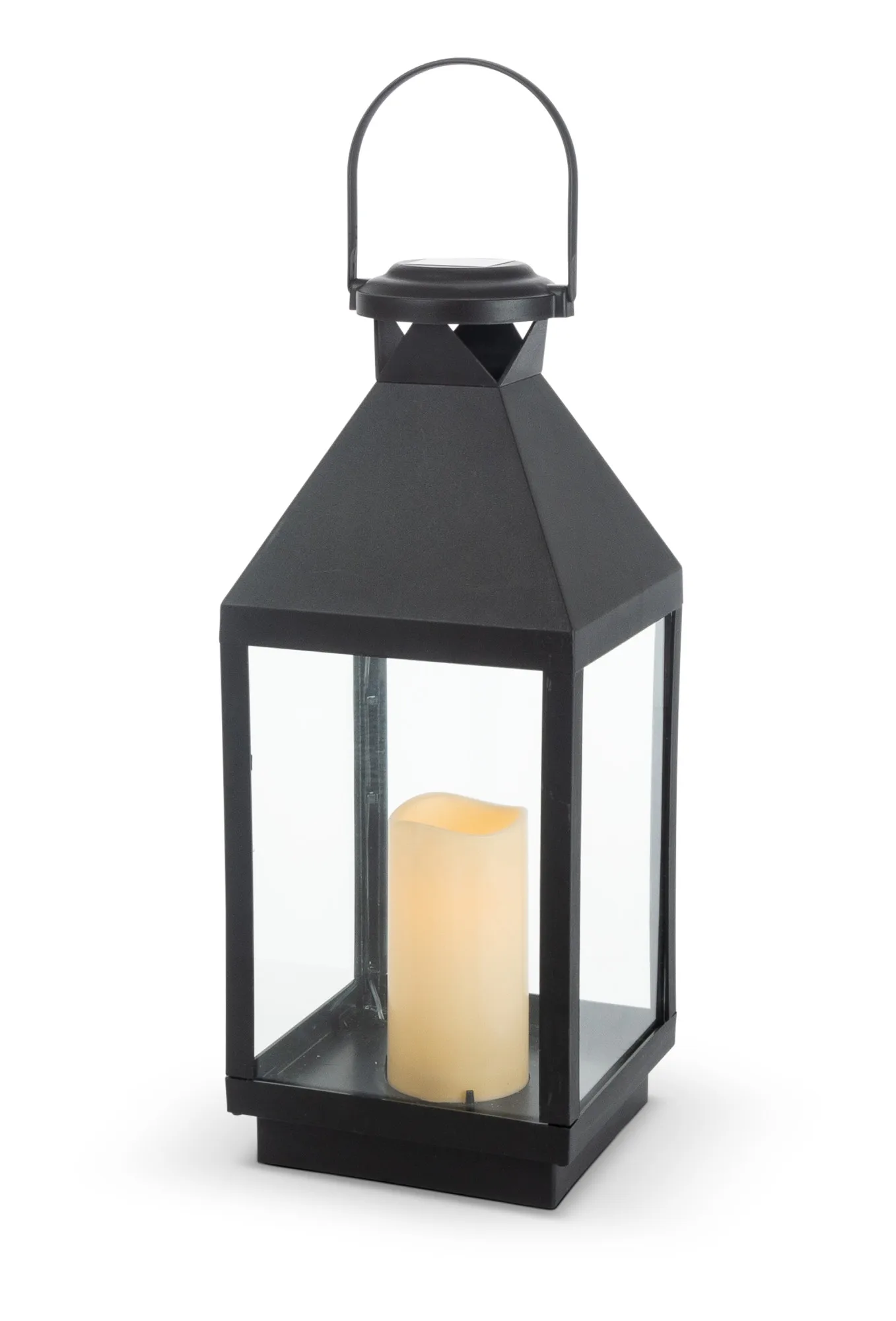 

Lone Elm Black Solar Outdoor Hanging Lantern