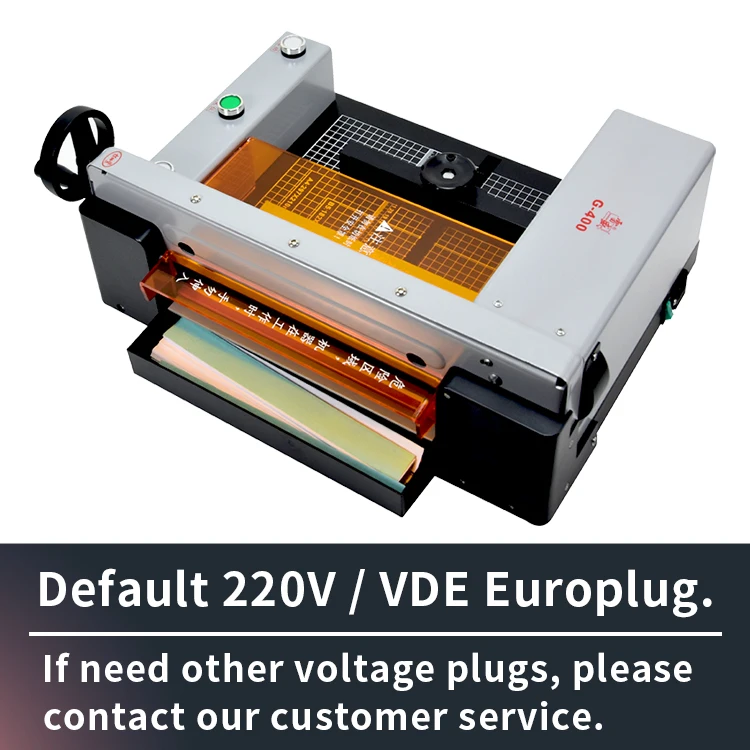 Заводской резак для бумаги RAYSON G-400 Электрический станок резки картона фотокниг