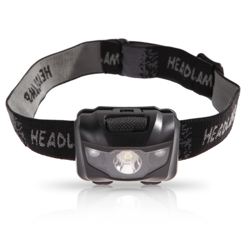 

LED Headlamp 122lm Outdoor Battery Powered Head Torch High Bright 3W Adjustable Forehead Flashlight Lantern Lighting Supplies