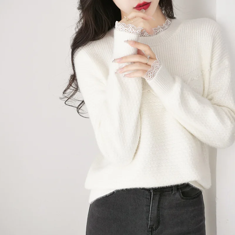 

High Quality 2023 Sweater Women Joint Design Style Female Traf Autumn Winter Knitwears Fashion Clothes Cardigans Y2k Pullover