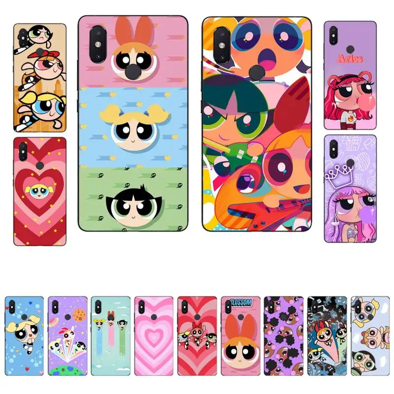

BANDAI Powerpuff Girls Phone Case for Xiaomi mi 8 9 10 lite pro 9SE 5 6 X max 2 3 mix2s F1